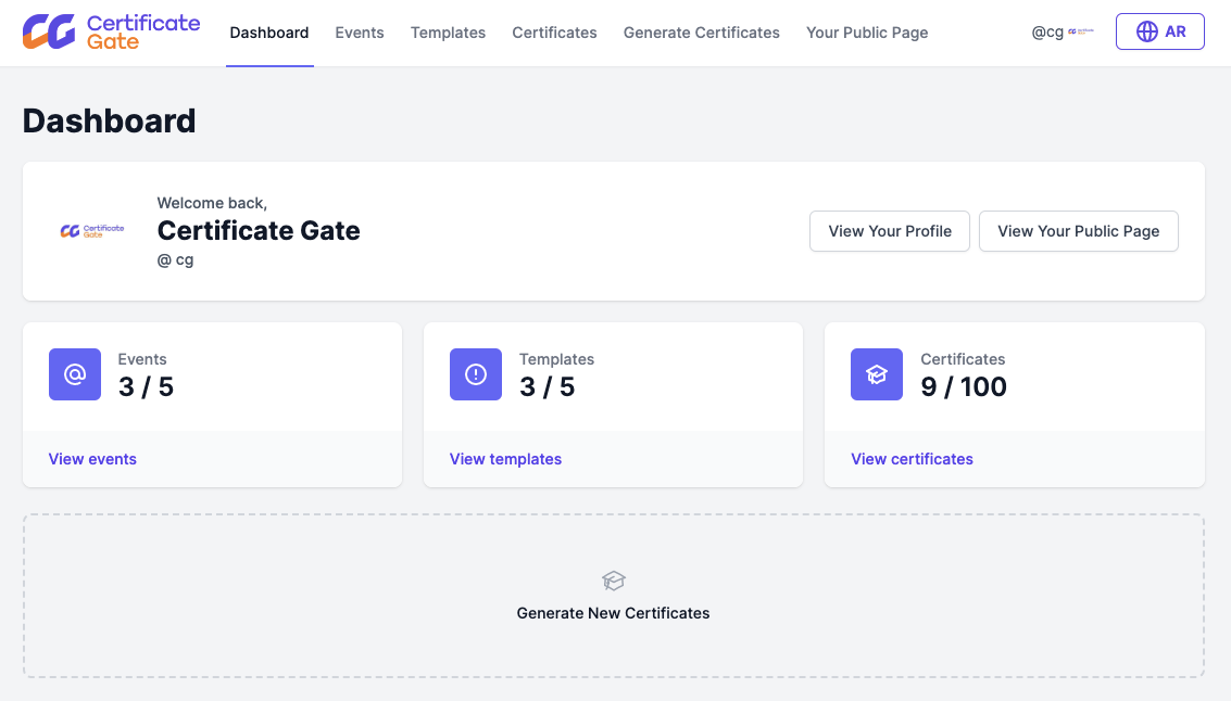 Inbox user interface